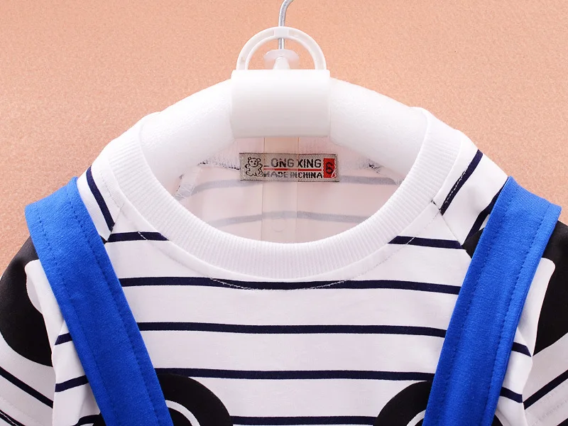 Одежда для маленьких мальчиков и девочек летняя спортивная толстовка из двух