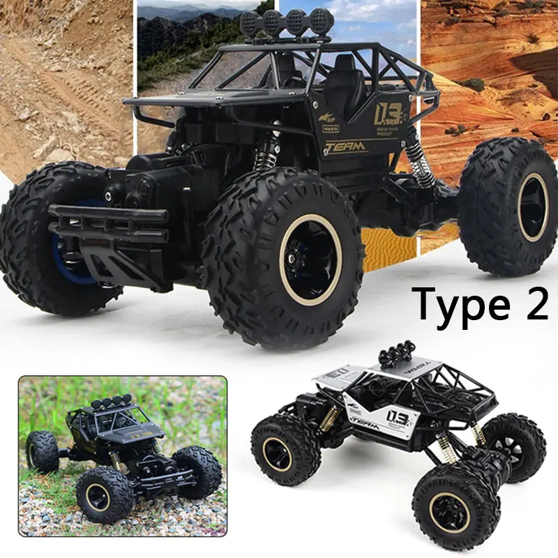1:16 RC автомобиль 24 см 4WD Вождение высокоскоростной двойной привод двигателей Bigfoot модель дистанционного управления внедорожный автомобиль игрушки для детей