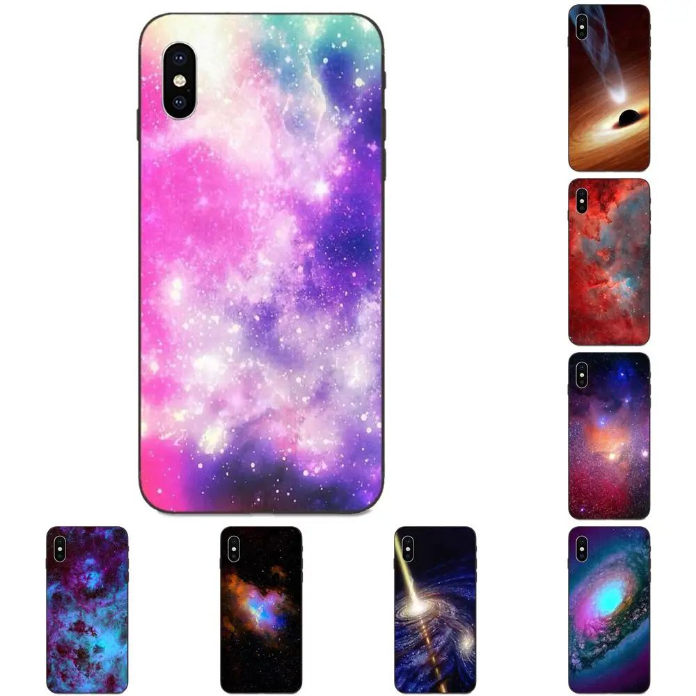 Мягкий ТПУ хит продаж милый Туманность розовый синий для Galaxy C5 C7 J1 J2 J3 J330 J5 J6 J7 J730 M20