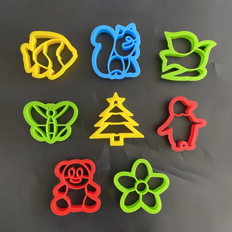 Hot Slimes Soft Clay Flower Animals Letter Number Tool Plasticine Modeling Cutter Plastic Sculpture Play Dough Toys for children images - 4