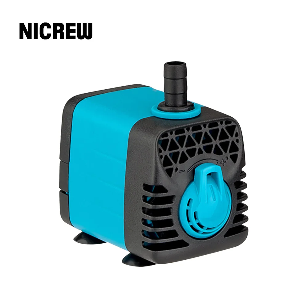 NICREW насос для фонтана водяной аквариума ультра тихий Водонепроницаемый