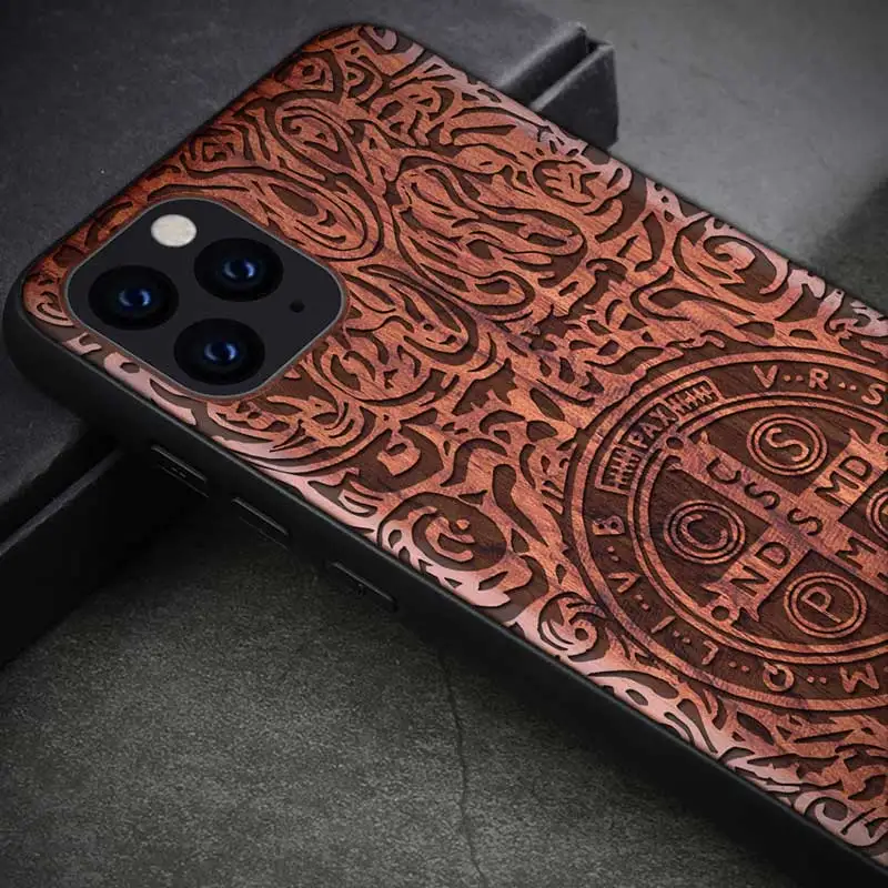 Чехол для телефона iPhone 11 iPhone11 Pro, чехол из ТПУ Boogic Wood для iPhone X XR XS Max 8 7 6 6s plus, аксессуары для телефонов