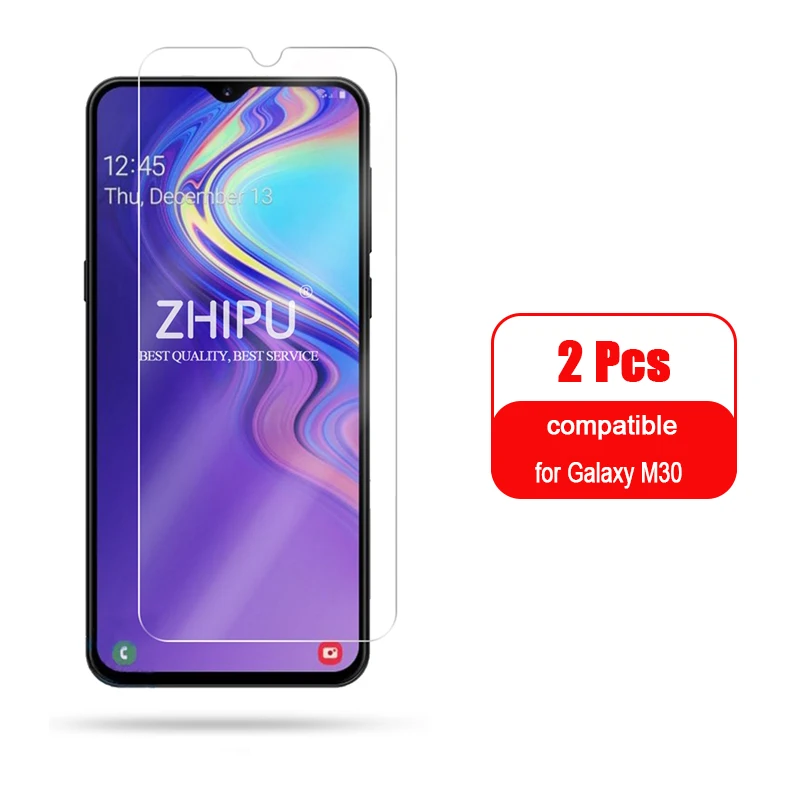2 шт закаленное стекло для samsung Galaxy M10 M20 M30 M40 защитное стекло 2.5D 9H закаленное стекло для samsung M10s M30s пленка