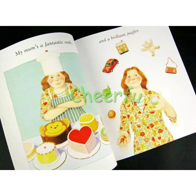 Мой папа моя мама Энтони Браун английские книги с рисунками для детей полный