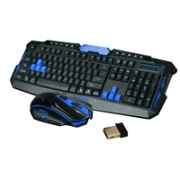 Wireless 2 4Ghz Gaming Keyboard Mouse Combo Waterproof Optical Multimedia USB Mechanical Set Gamer