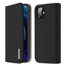 For iPhone 12 12Pro 12ProMax 12Mini 11 11Pro 11Promax Xs XsMax Xr X 8 8P 7 7P 6S 6SP 6 6P Case WISH Series Genuine Leather Cover