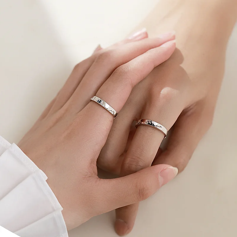 Кольца LURUIXU регулируемые посеребренные эпоксидные горные и морские | Украшения