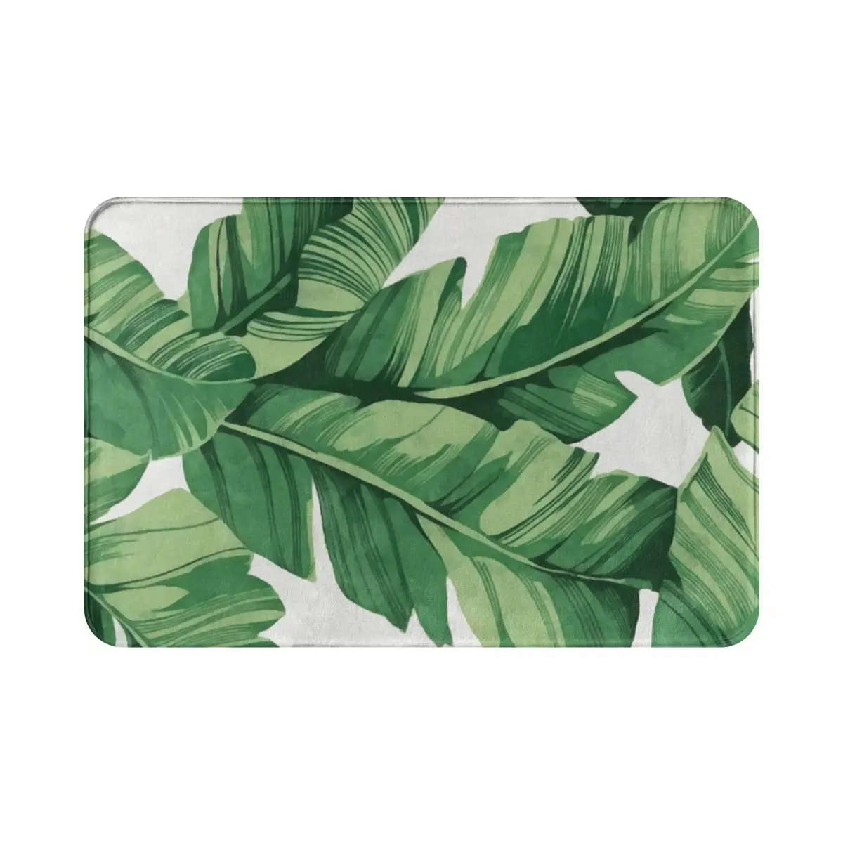 

Tropical Banana Leaves Doormat Rug carpet Mat Footpad Polyester Non-slip durable Entrance Kitchen Bedroom balcony toilet 40*60cm