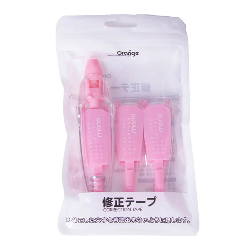 Одноцветная Корректирующая лента набор для заправки 5 мм белые ленты коррекции с