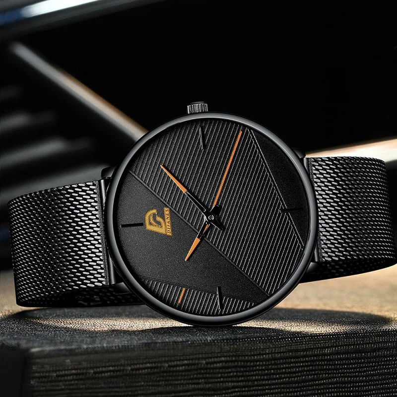 

Reloj Hombr Watches Mens 2021 Minimalist Men's Fashion Ultra-thin Watch Simple Men Business Quartz Wristwatch Relogio Masculino