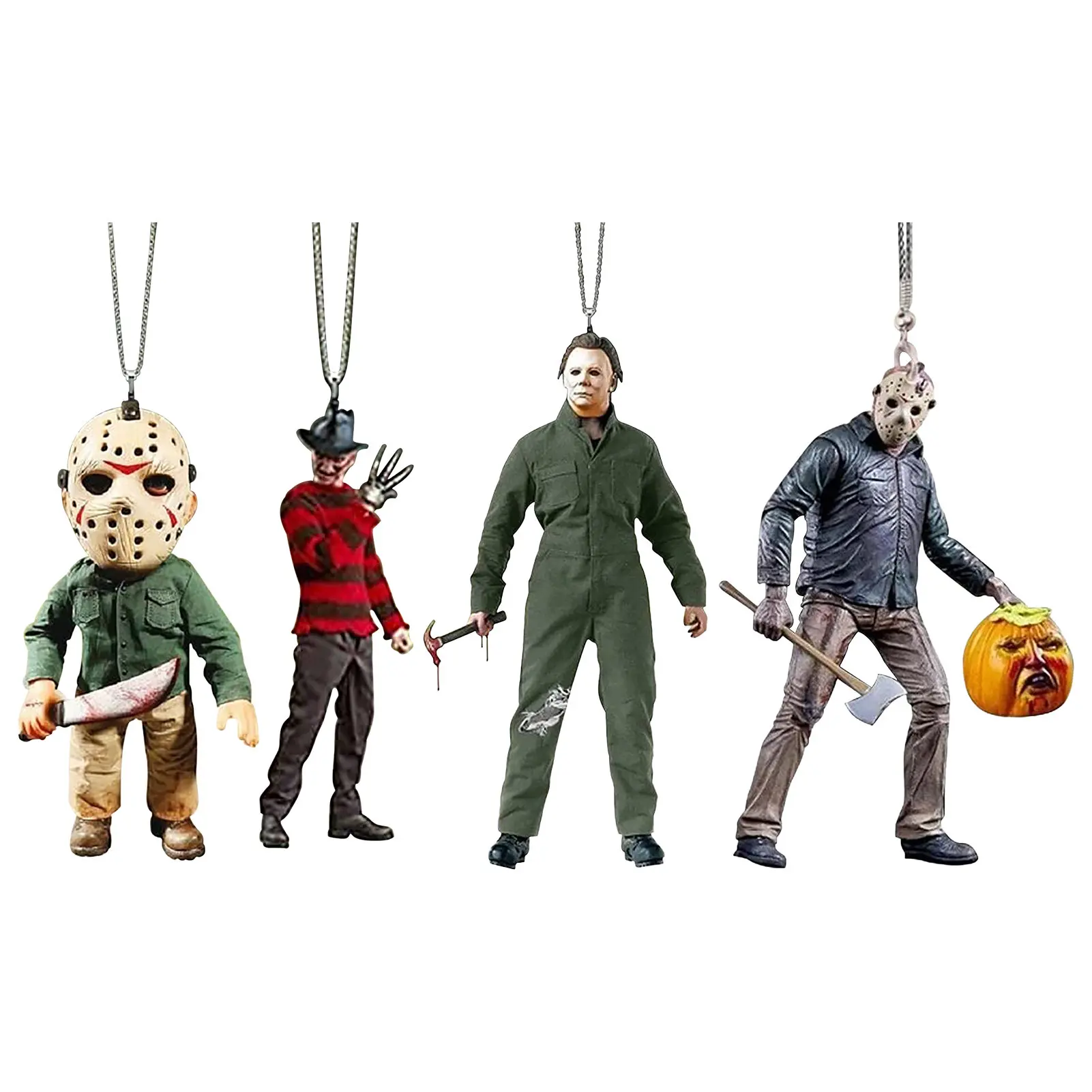 

Halloween Theme Auto Rear View Mirror Charms Interior Decoration Car Mirror Pendant Halloween Decoration Car Consistent