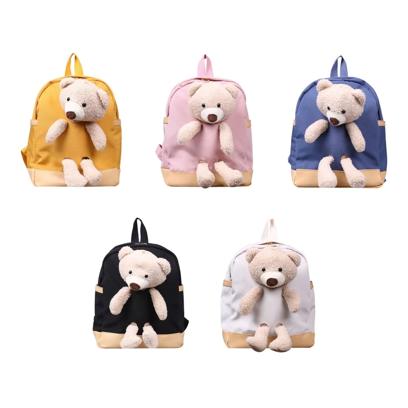 

Cute Cartoon Plush Bear Kids Backpacks Stuffed Animal Toddler Toy for Boys Girls
