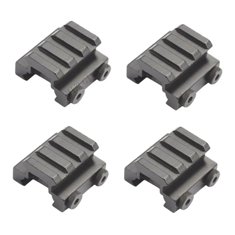 4 шт. MIZUGIWA 1/2 &quot3 слотовый низкая Riser Вивер Пикатинни прицел крепление fit 20 мм Rail