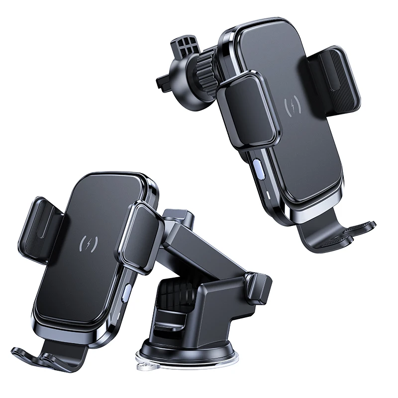 

Qi Fast Car Wireless Charger 15W For IPhone 11 Samsung S20 S10 S9 + Induction Car Mount Wireless Charging With Car Phone