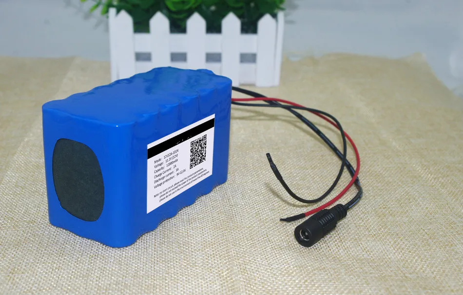 12V 18650 Lithium-ion Battery Pack 12A Protection plate 12000mAh Hunting lamp xenon Fishing Lamp USE | Электроника
