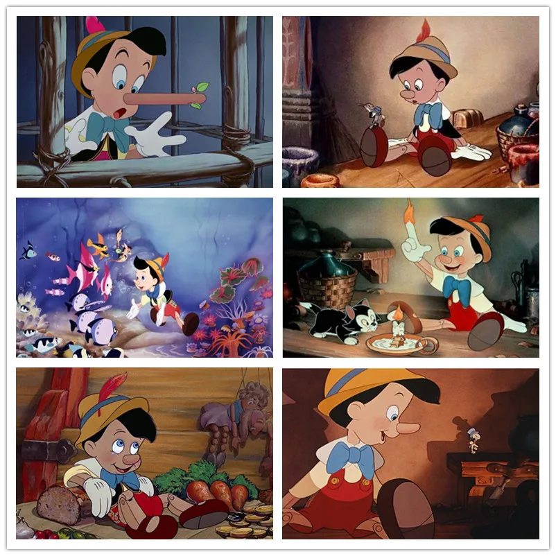 

Настенная картина из мультфильма Disney, постеры и принты в скандинавском стиле для гостиной, домашний декор