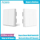 Умный настенный выключатель Aqara D1 Zigbee, светильник ключатель с дистанционным управлением, с нулевой линией, с 12020 кнопками для приложения Mijia HomeKit, 23