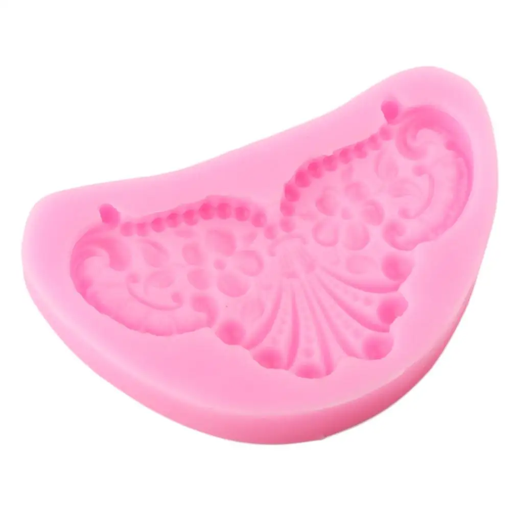 3D зеркального отображения медальон рамки силиконовые формы в стиле барокко