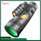 Монокуляр 12x50 мощный телескоп высокое качество зум отличный ручной телескоп lll ночное видение HD Профессиональная Охота