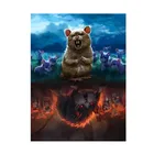 Нашивка сделай сам, нашивки с животными, перевернутые железные наклейки с изображением утюга для одежды, термотрансферы, аксессуары для одежды, рисунок, бесплатная доставка