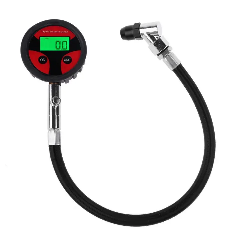 

LCD Digital Tire Air Pressure Gauge 200 PSI High Accuracy Pressure Monitoring Tools Tester for Car Motorcycle Bicycle RV