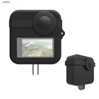 Мягкий силиконовый чехол 2 в 1, защитная рамка с двумя колпачками для объектива, набор аксессуаров для камеры GoPro MAX