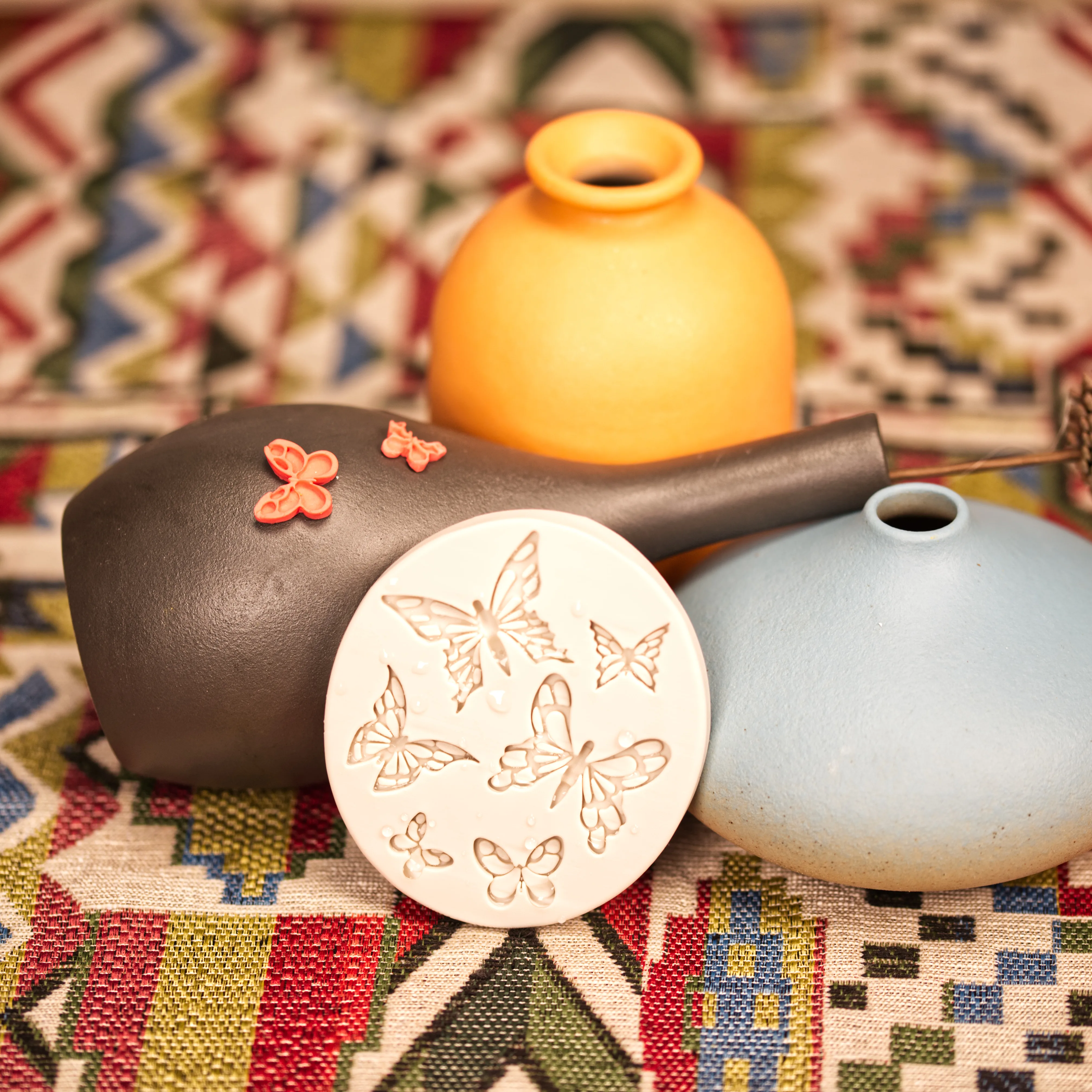 1 шт. кружевная форма в виде бабочки для торта помадки силиконовая из смолы