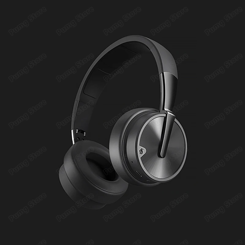 Классические портативные беспроводные наушники Bluetooth стерео Складная гарнитура аудио Mp3 TF FM регулируемые наушники с микрофоном для музыки - Цвет: BLACK