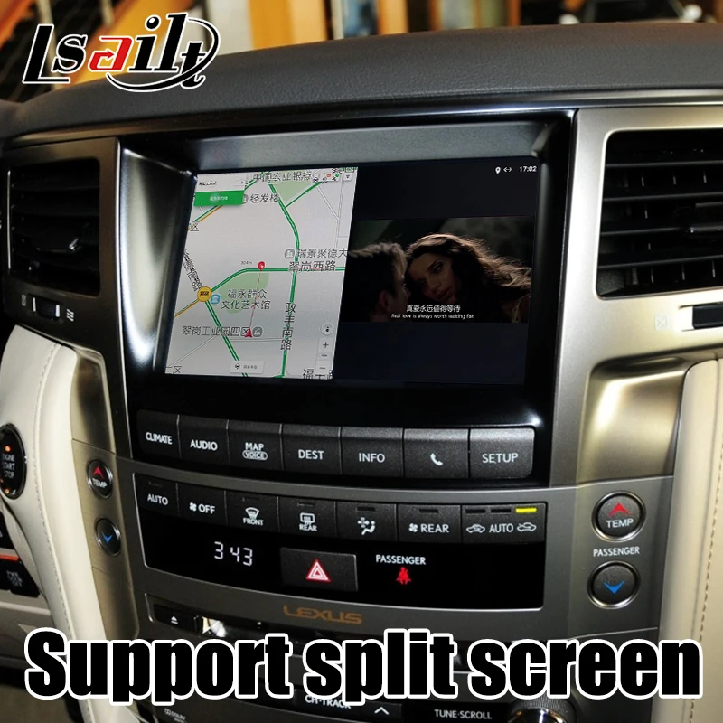 Видеоинтерфейс Lsailt Android 9 0 Carplay/ с PX6 4 + 64 ГБ waze google Youtube CarPay для 2013 2015 LX570|GPS