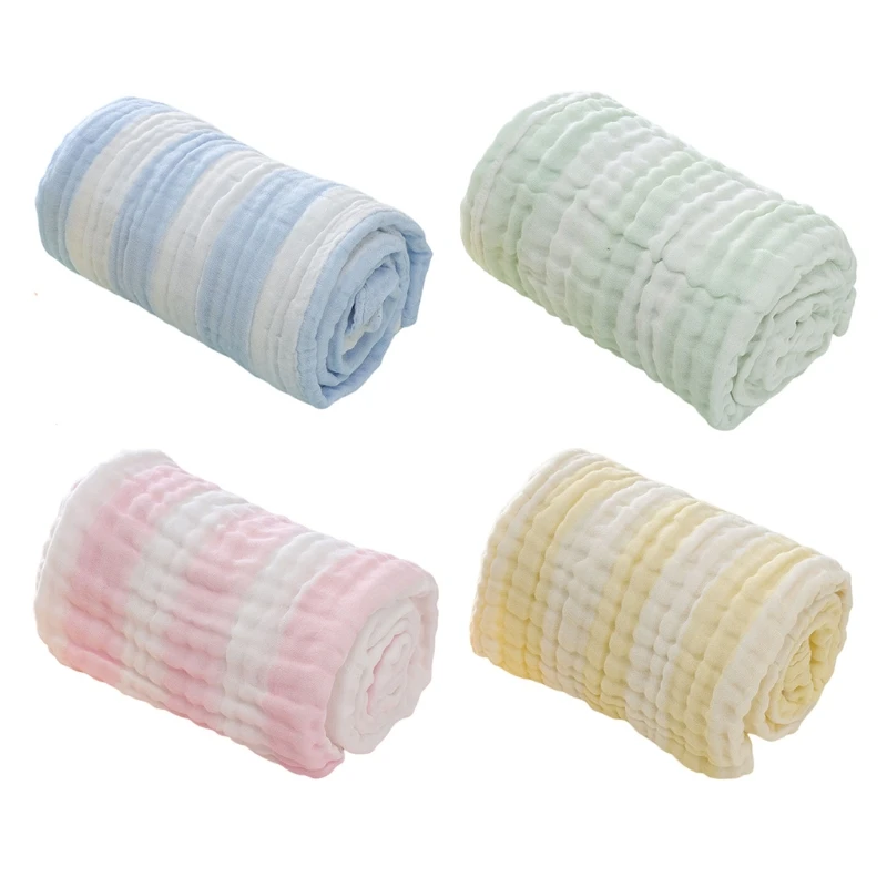 

Soft Breathable 6 Layers Gauze Baby Receiving Blanket Muslin Swaddle Wrap Newborn Infant Bath Towel Warm Sleeping Bed Cover