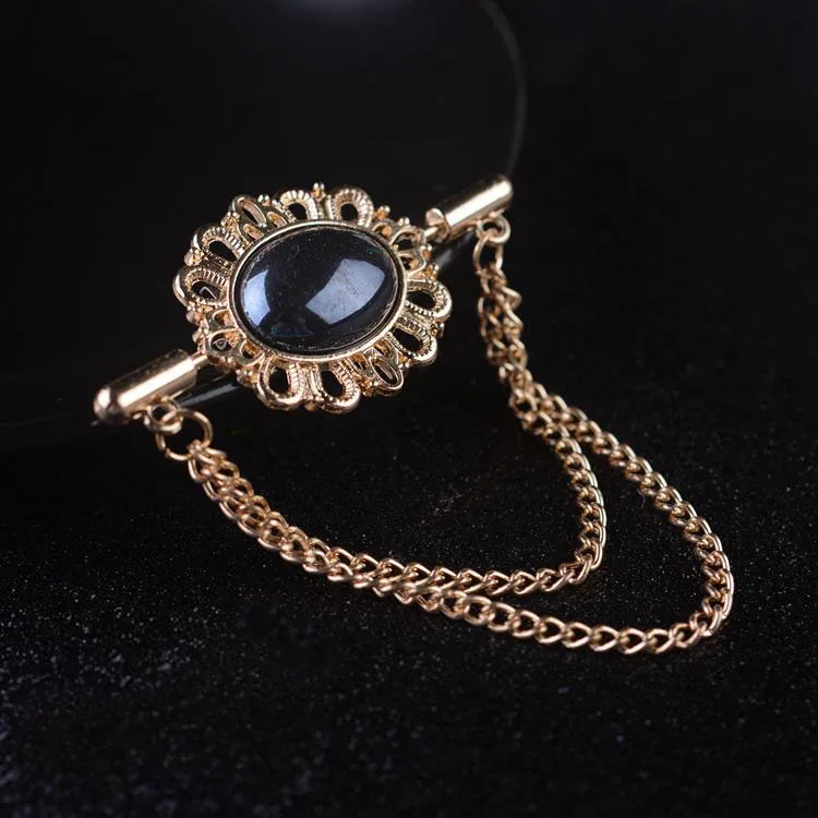 Мужская брошь-медальон из цинкового сплава маленькая металлическая брошь с