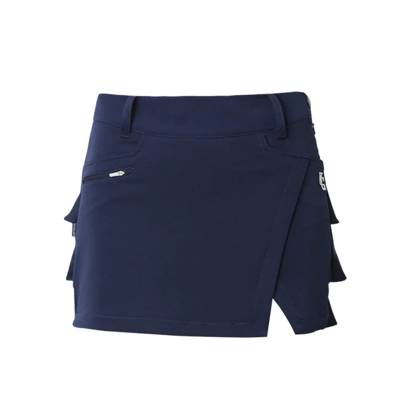 

Women's Spring And Summer Outdoor Anti-lighting Wave Swing White And Deep Blue Quick-drying Golf Shorts