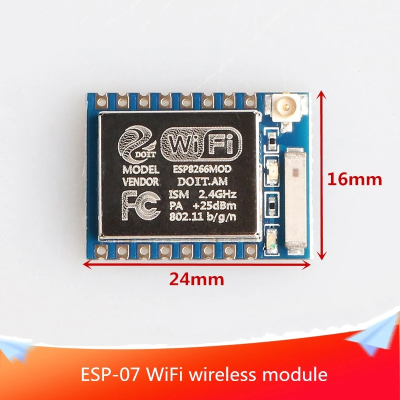 Официальный 24 мм × 16 ESP 07 беспроводной WiFi модуль ESP8266 серийный