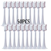 wholesale replacement brush heads 20 50pcsset for xiaomi mijia t300t500 oral care soft vacuum brush nozzle testa di spazzola