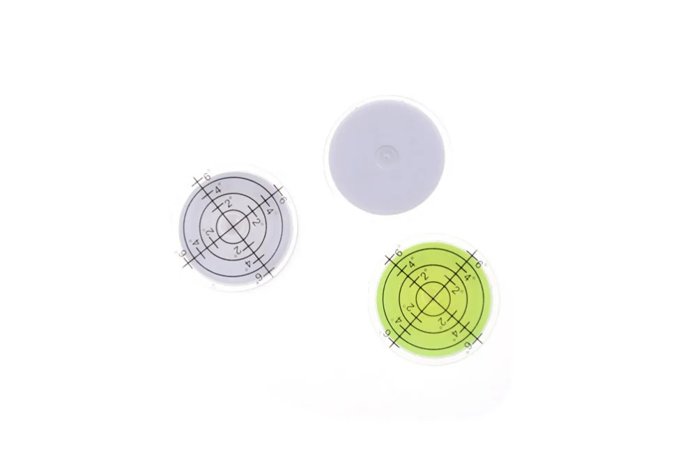 

1PCSrandom color Round Level Bubble Accessories for measuring instrument Plastic Bullseye Bubble level good quality hot selling