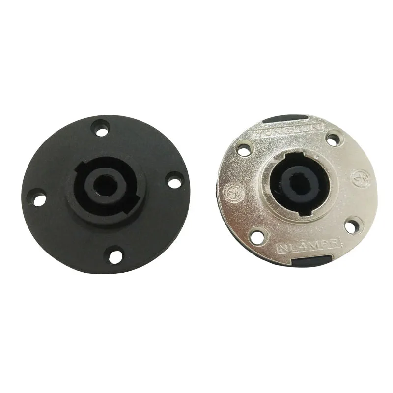 Круглый 4 контактный динамик гнездовой разъем мама аудио усилитель Кабельный Canon