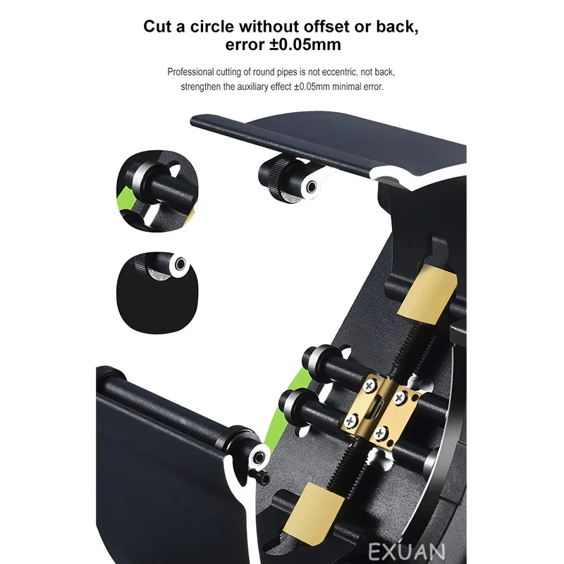 

Electric Pipe Cutter Handheld Round Pipe Cutting Machine 15-220mm Pipe Cutter Tool ZD220 Opper/Steel Pipe Cutter