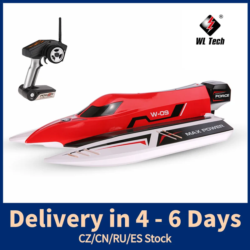 Оригинальная гоночная лодка WLtoys WL915 2 4 ГГц 2CH бесщеточная высокая скорость RC