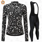 Новый зимний теплый флисовый комплект, одежда для велоспорта, Женский костюм из Джерси, спортивная одежда для езды на велосипеде и горном велосипеде, комбинезон, теплые комплекты, одежда для велоспорта