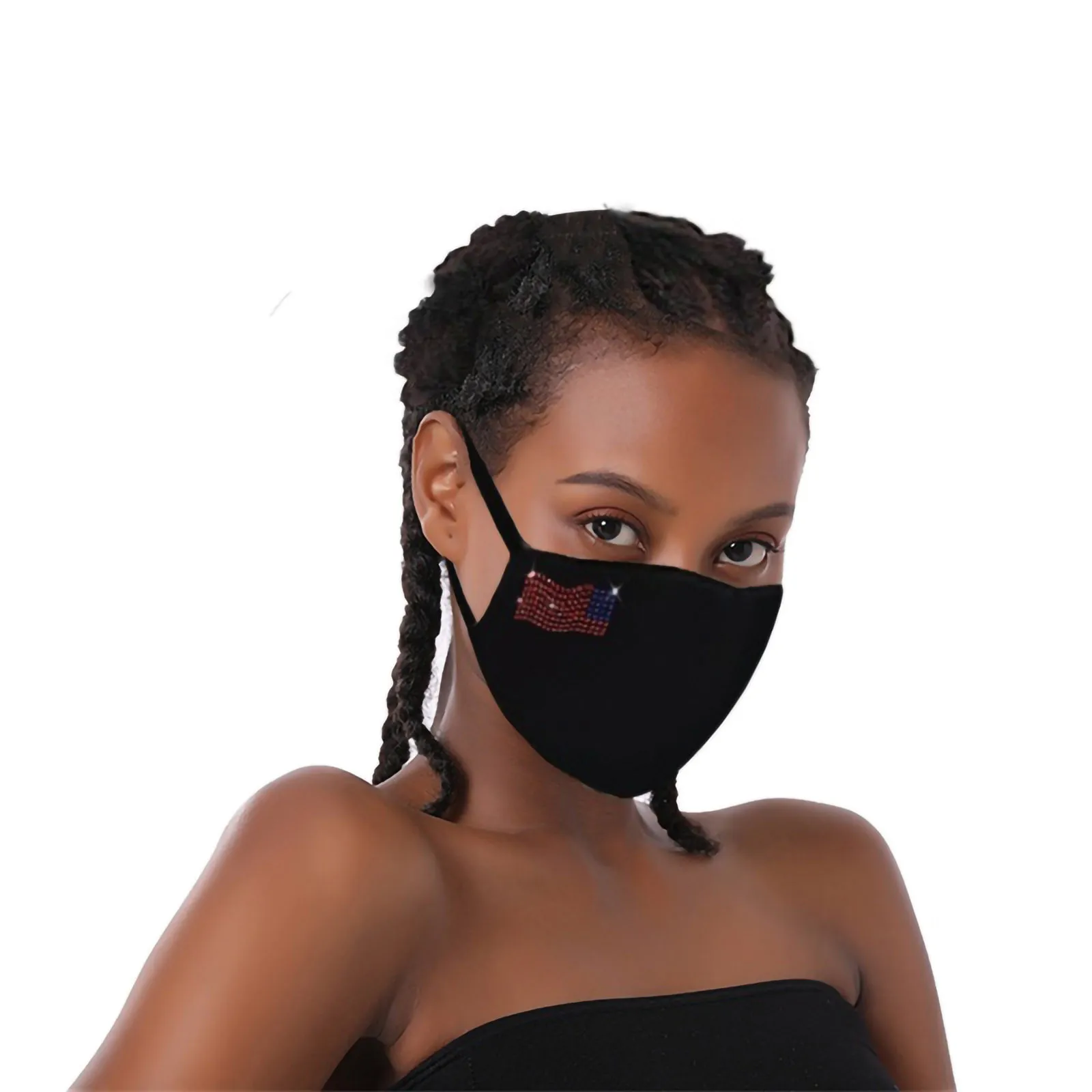 4 шт./партия маски для лица с принтом