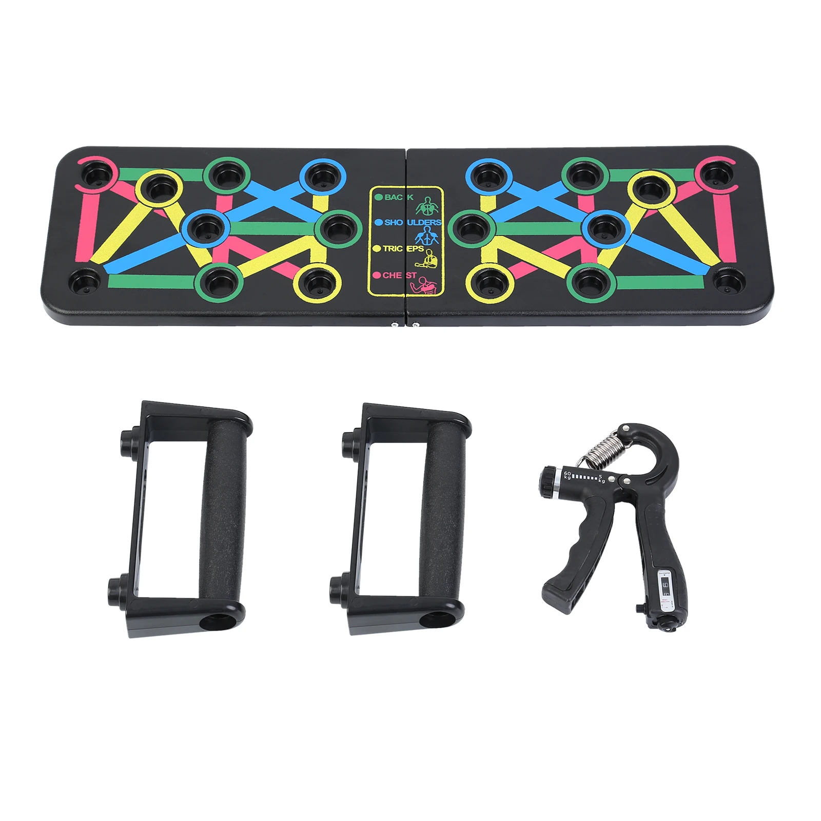 

14 in 1 Push Up Board Home Muscle Builder Liegestützgriffe Steh Gestell Board
