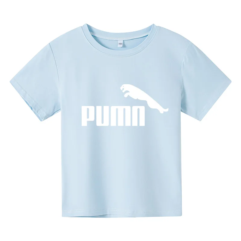 

Brand Designer Cartoon Clothing leopard print Baby Boy Summer Clothes T-shirt for school Baby Girl Casual Clothing