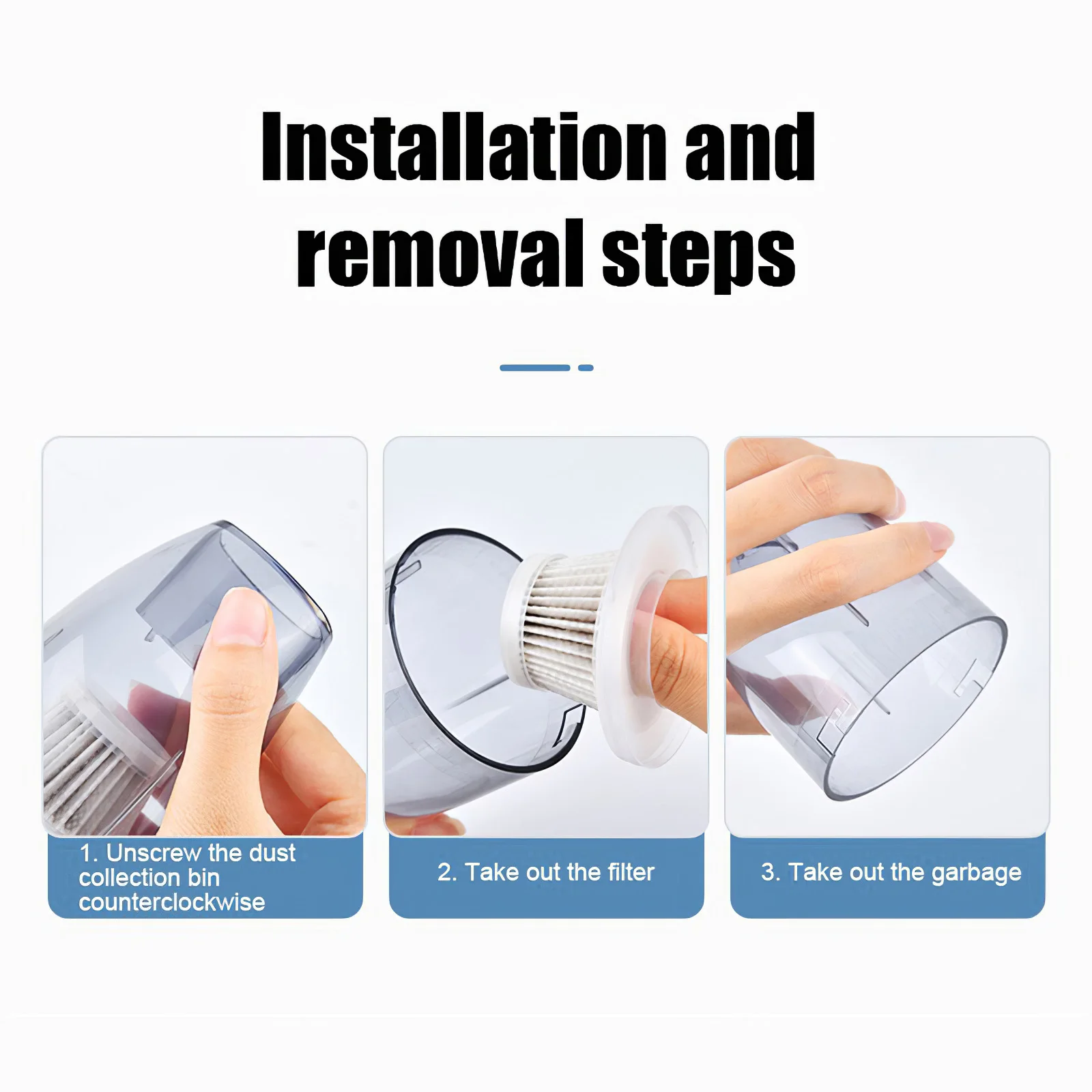 

AOZBZ Car Vacuum Cleaner Wireless Car Vacuum Cleaner Small Size High Power Vacuum Sweeper Professional Portable