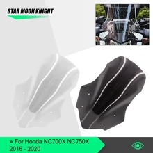 Windscreen Windshield Wind Shield Screen Protector For Honda NC700X NC750X NC 750 700 X 2016 - 2020 2019 2018 2017 Accessoris