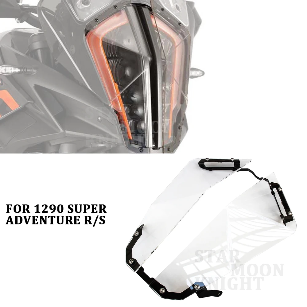 

FOR 1290 super adventure R 1290 super adventure S Transparent Headlight Guard Headlight Protector