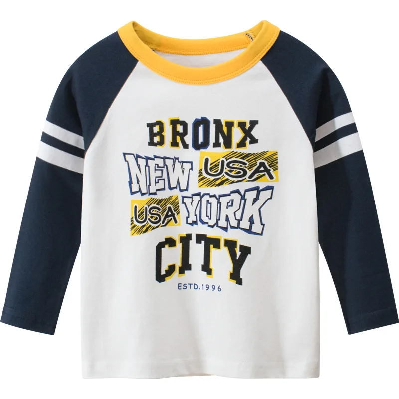 

27kids children's autumn new 2021 Korean children's T-shirt