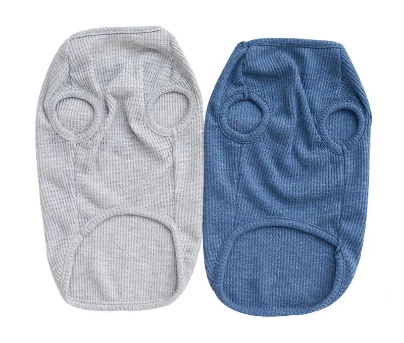 Pawstrip S-XXL летняя одежда для собак Однотонная рубашка для щенков Чихуахуа жилет для маленьких собак