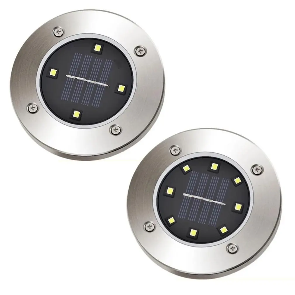 Солнечный наземный светильник s солнечный дисковый наружный водонепроницаемый