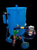 sandblasting machine high quality factory vacuum rotary drum water sandblaster sandblasting equipment