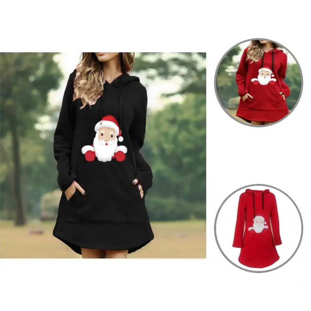 

Женское худи, праздничная Весенняя толстовка, милый стильный износостойкий новогодний худи с капюшоном